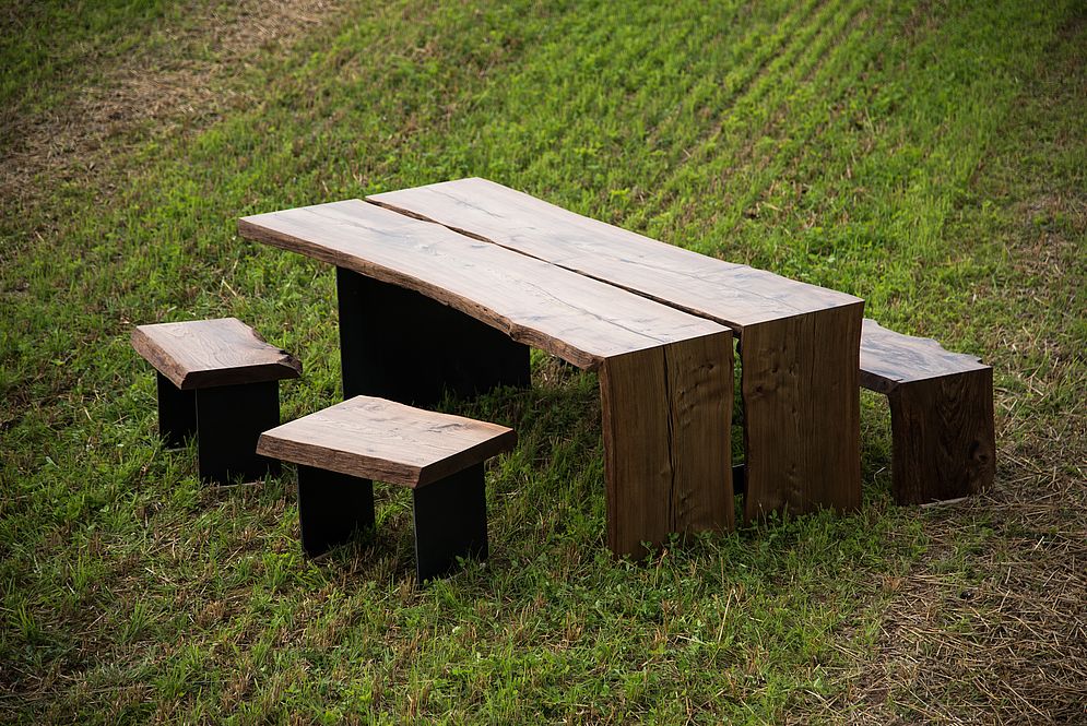 handgefertigte Esstische aus Massivholz – Bild 82